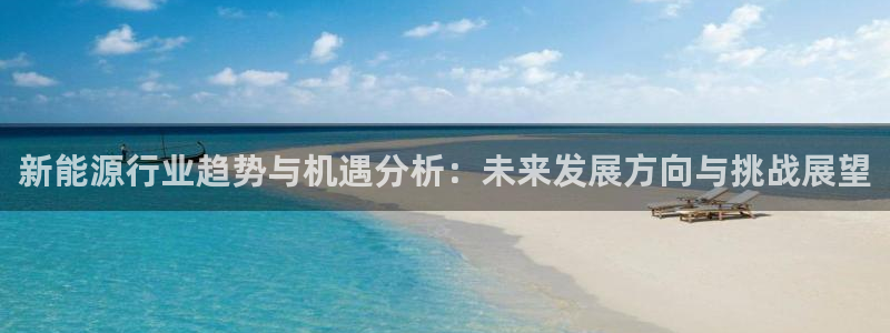 新宝GG最高返点多少：新能源行业趋势与机