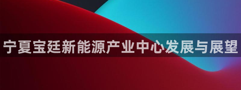 新宝新宝gg开户流程：宁夏宝廷新能源产业