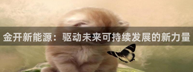 96新宝gg:金开新能源:驱动未来可持续发展的新力量