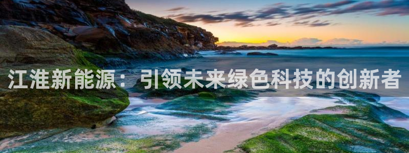 xbgg新宝gg：江淮新能源：引领未来绿